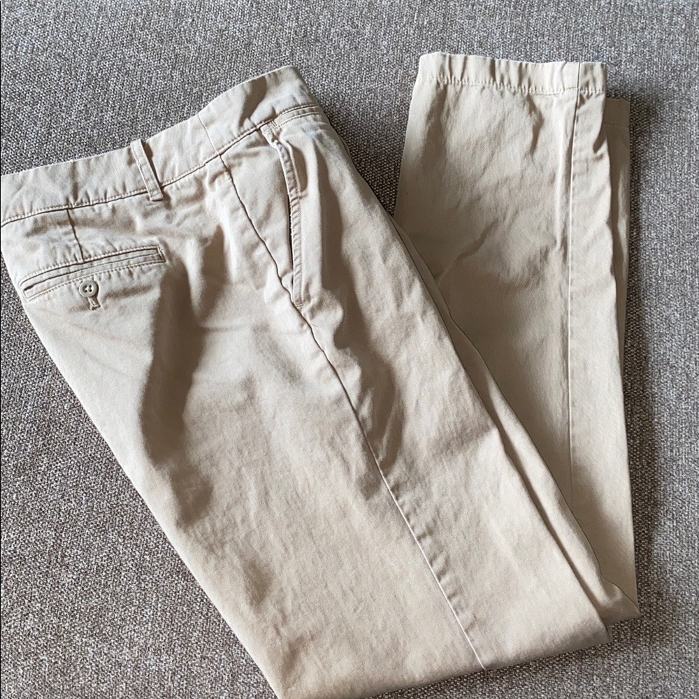 J.Crew Waverly Beige Women’s Chino Pants size 6 city fit